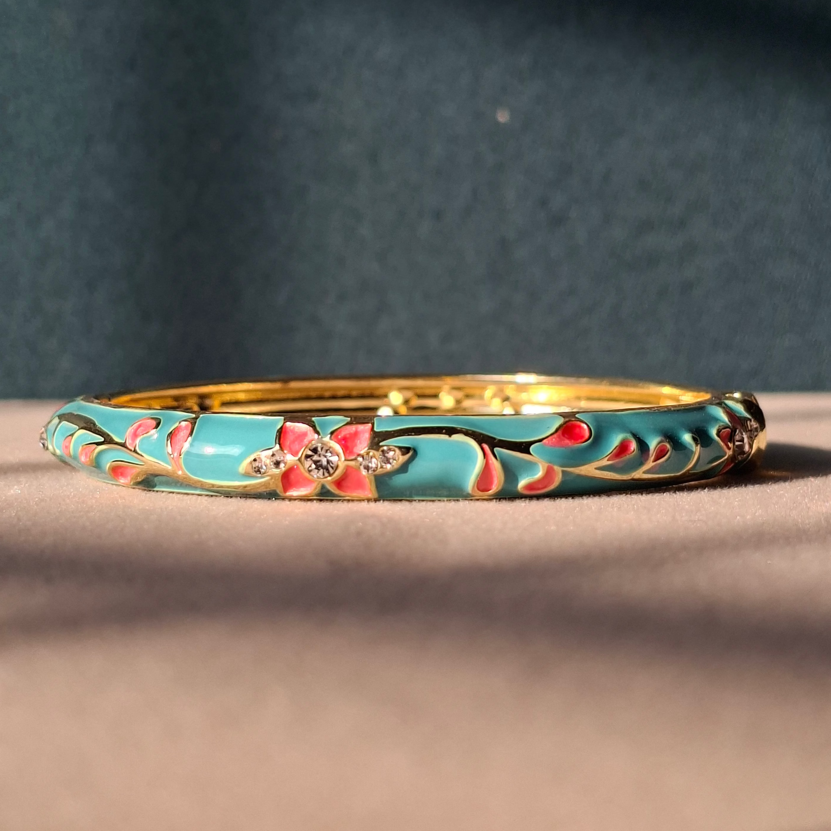 Floral Gem Bangle