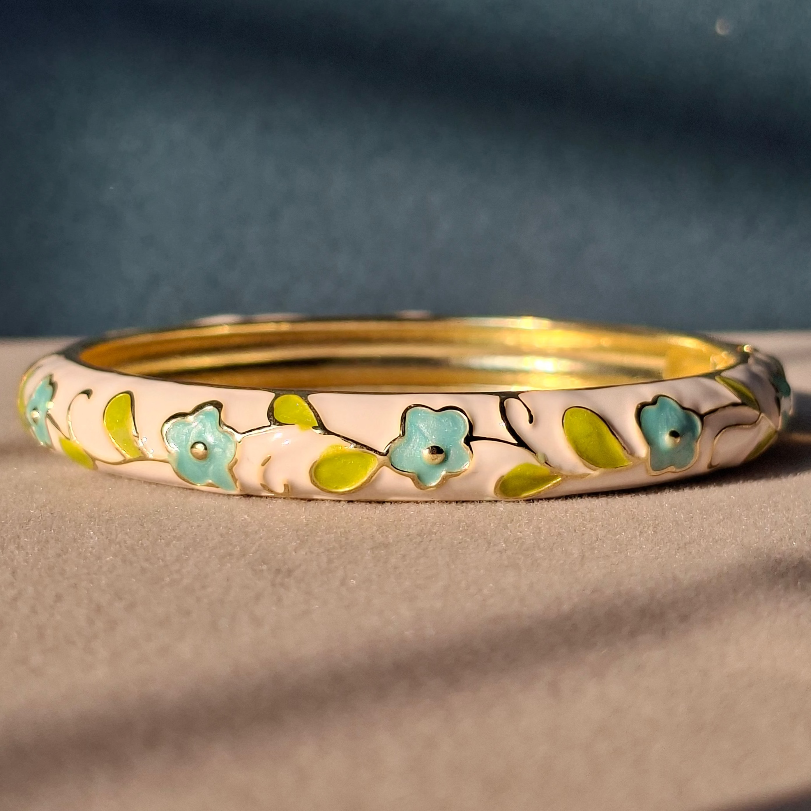 Azure Bloom Bangle