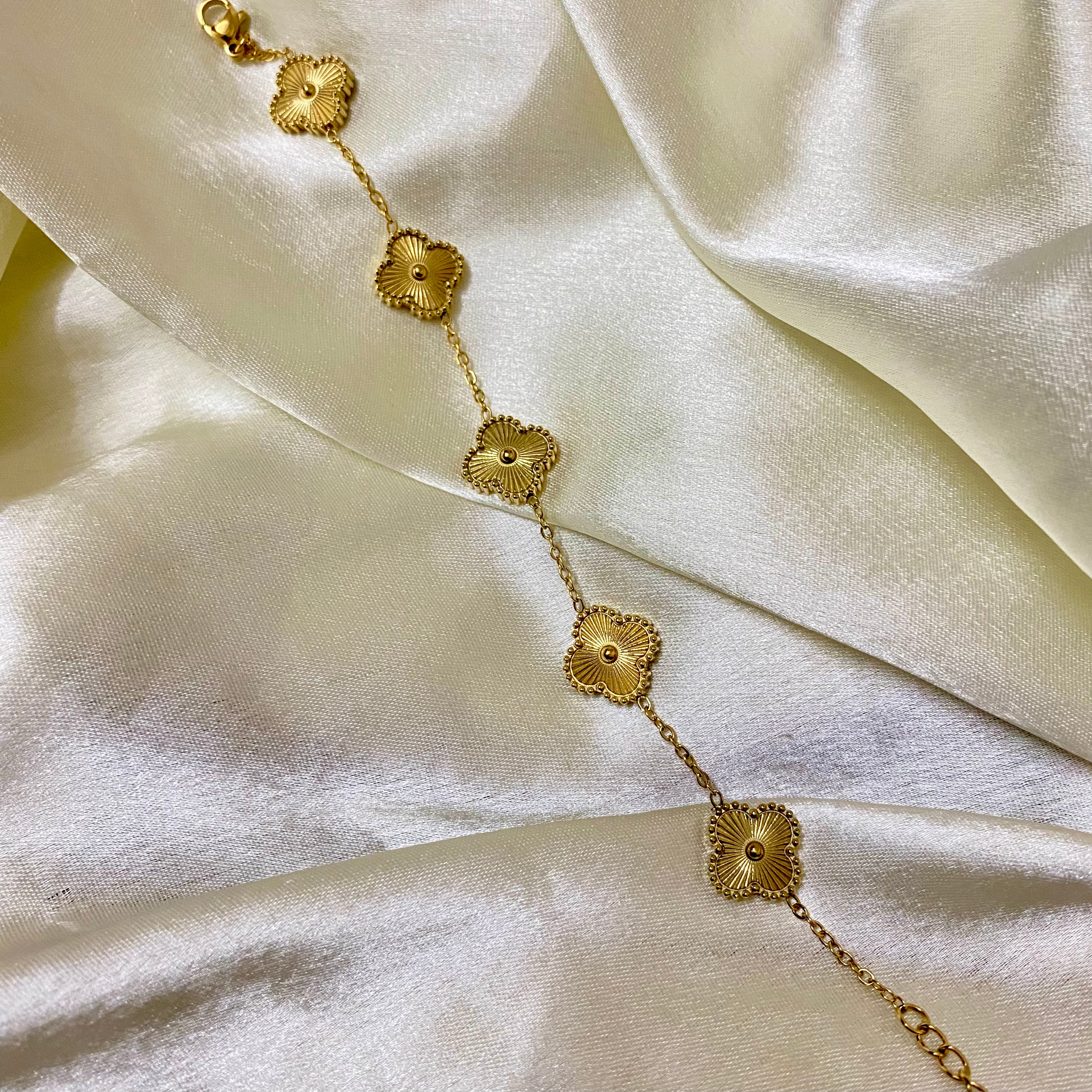 Golden Clover Bracelet