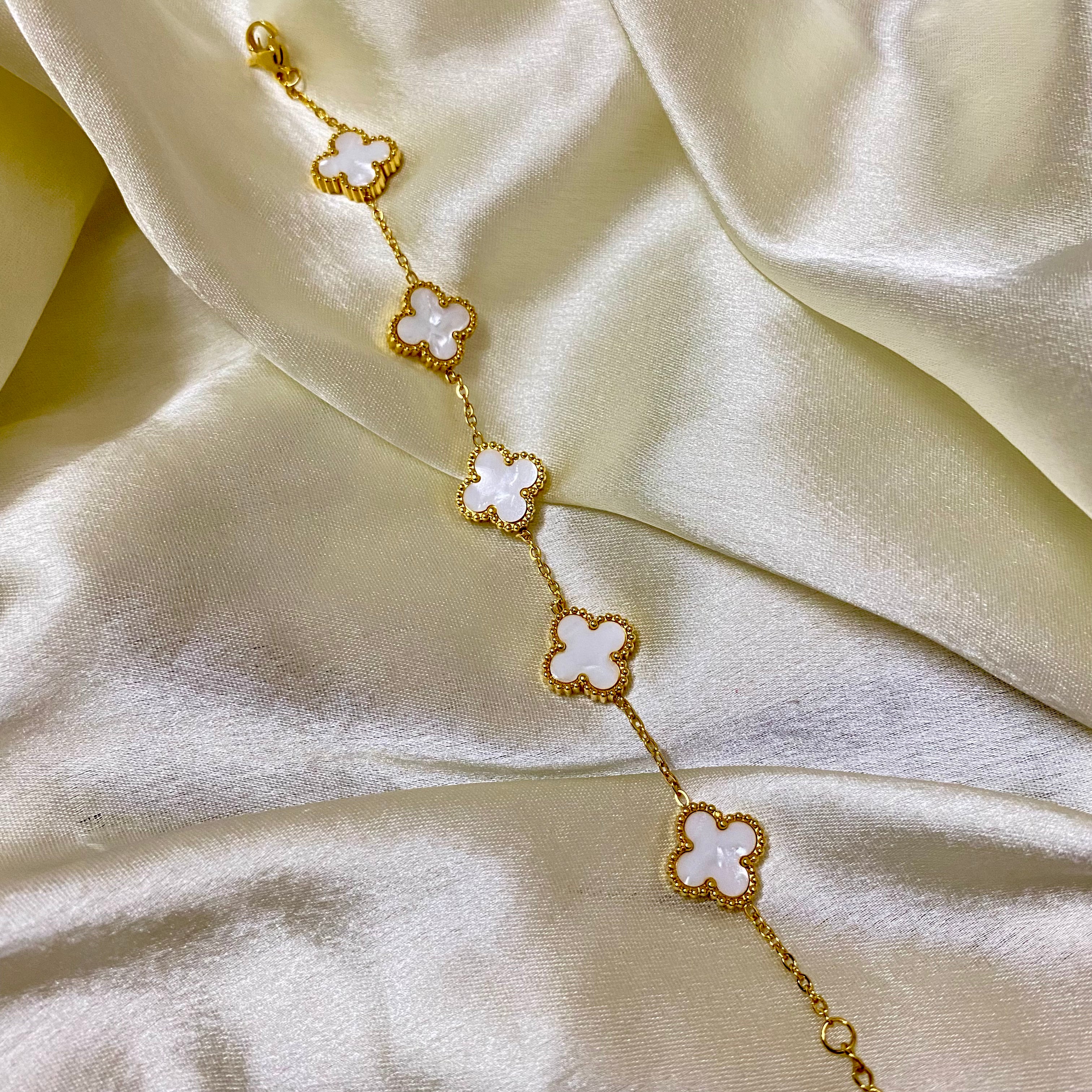 White Clover Bracelet