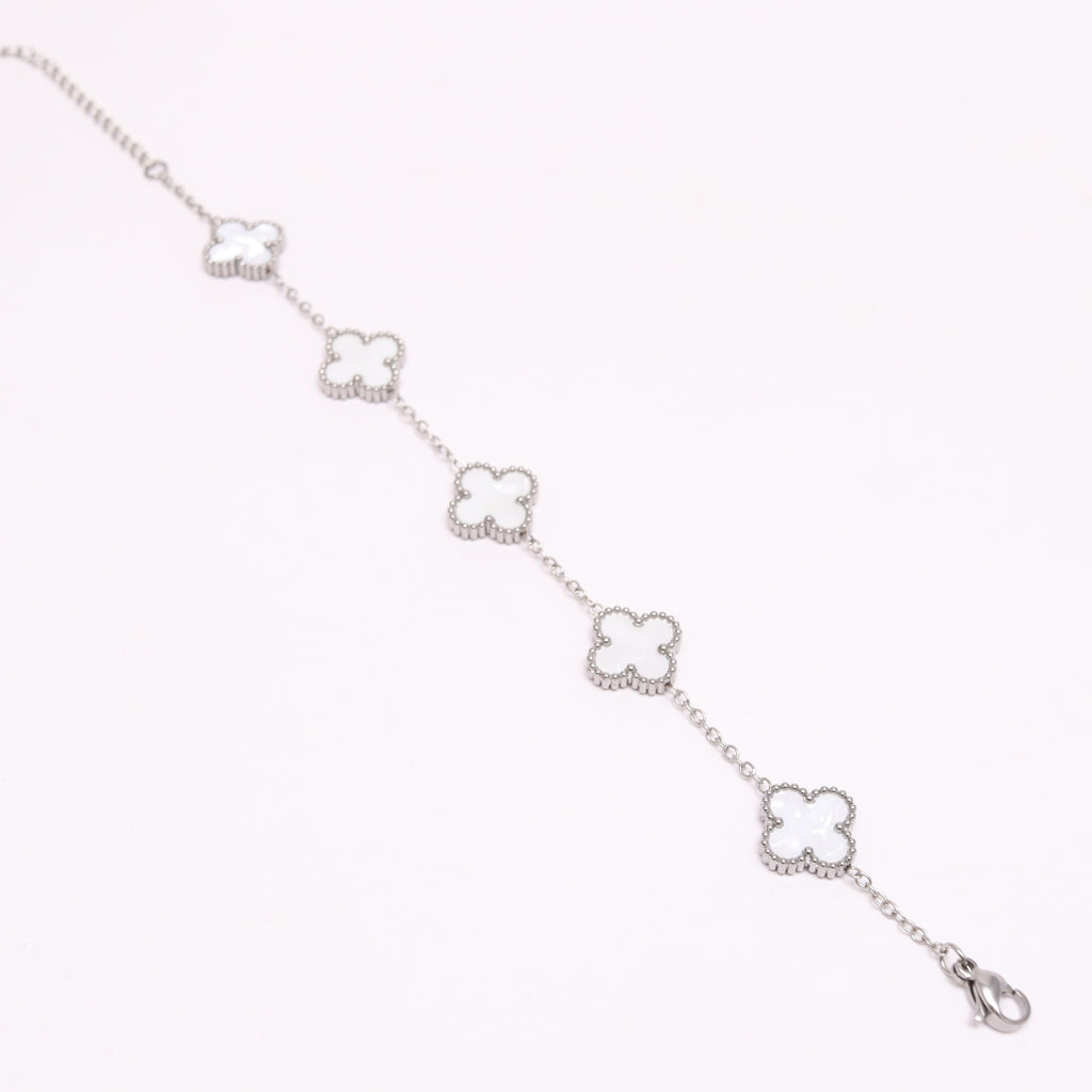 Pearl Clover Bracelet