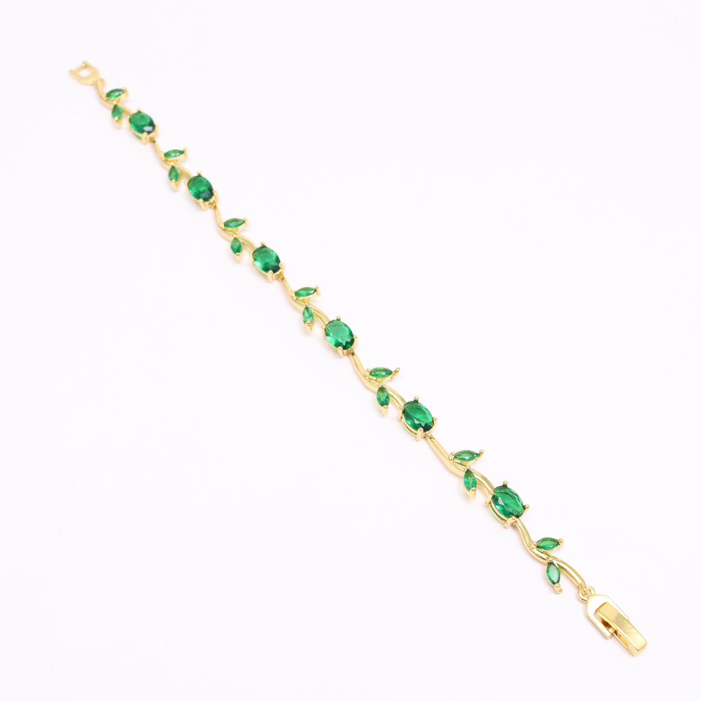 Green Tulip Bracelet