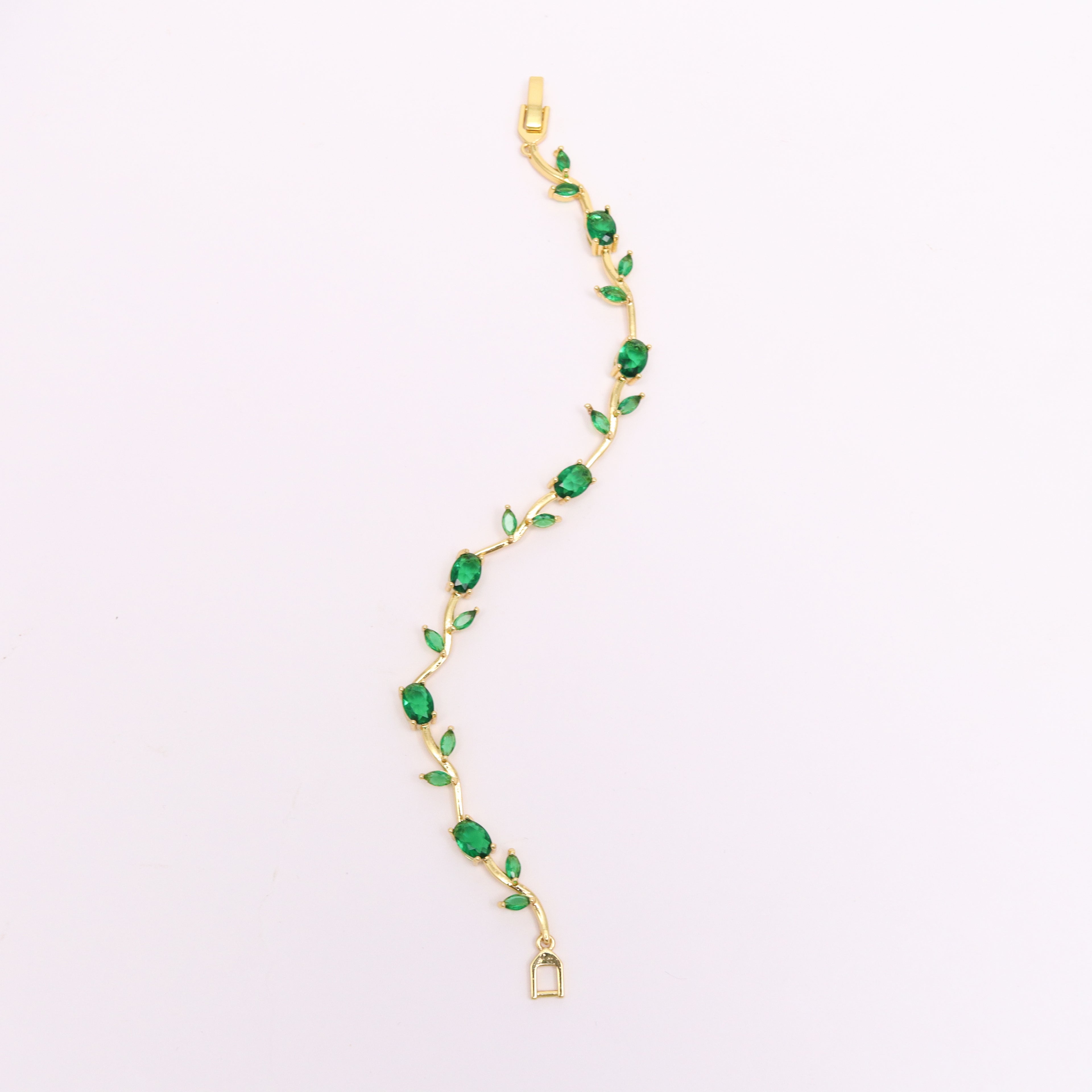 Green Tulip Bracelet