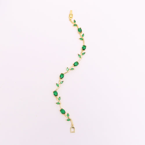 Green Tulip Bracelet