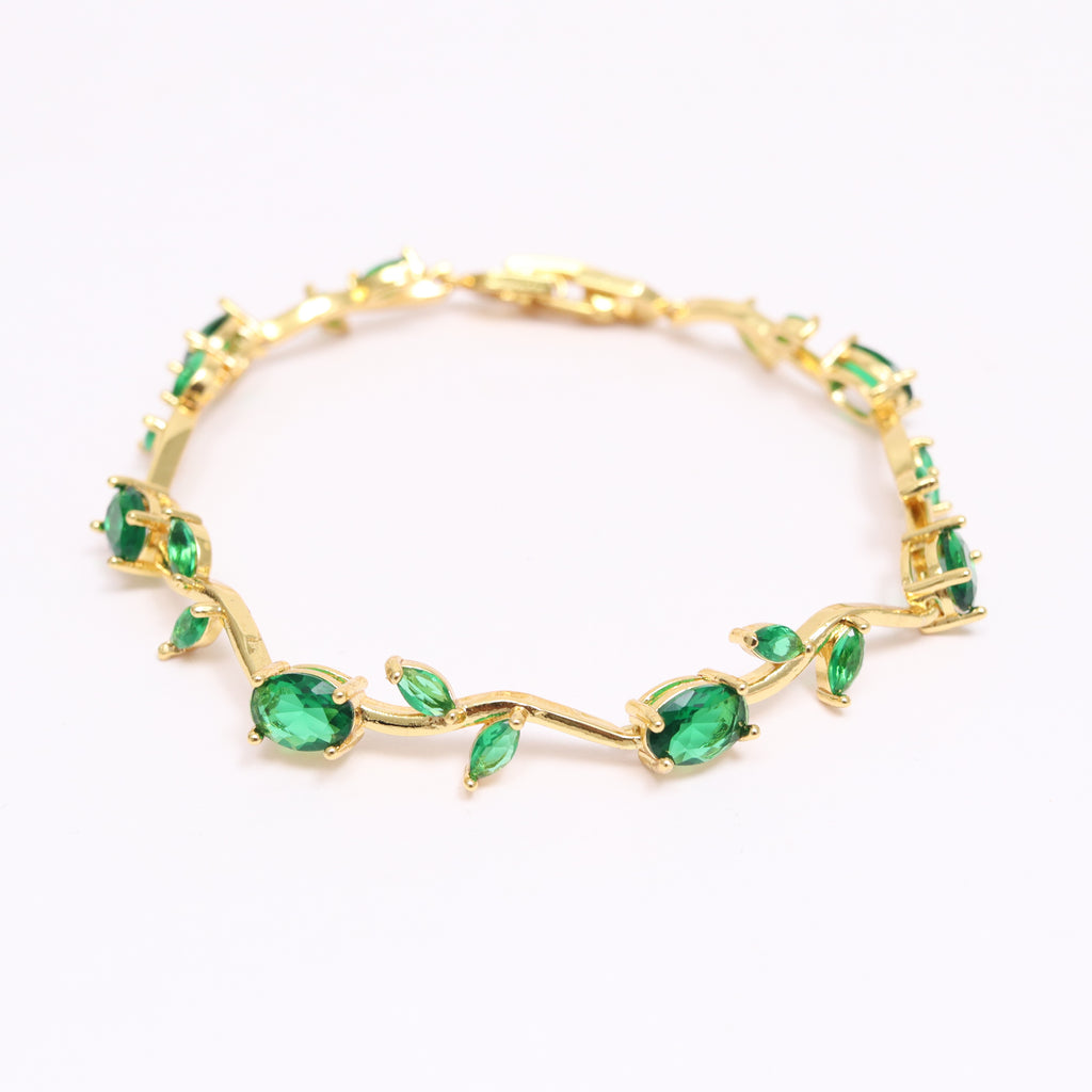 Green Tulip Bracelet
