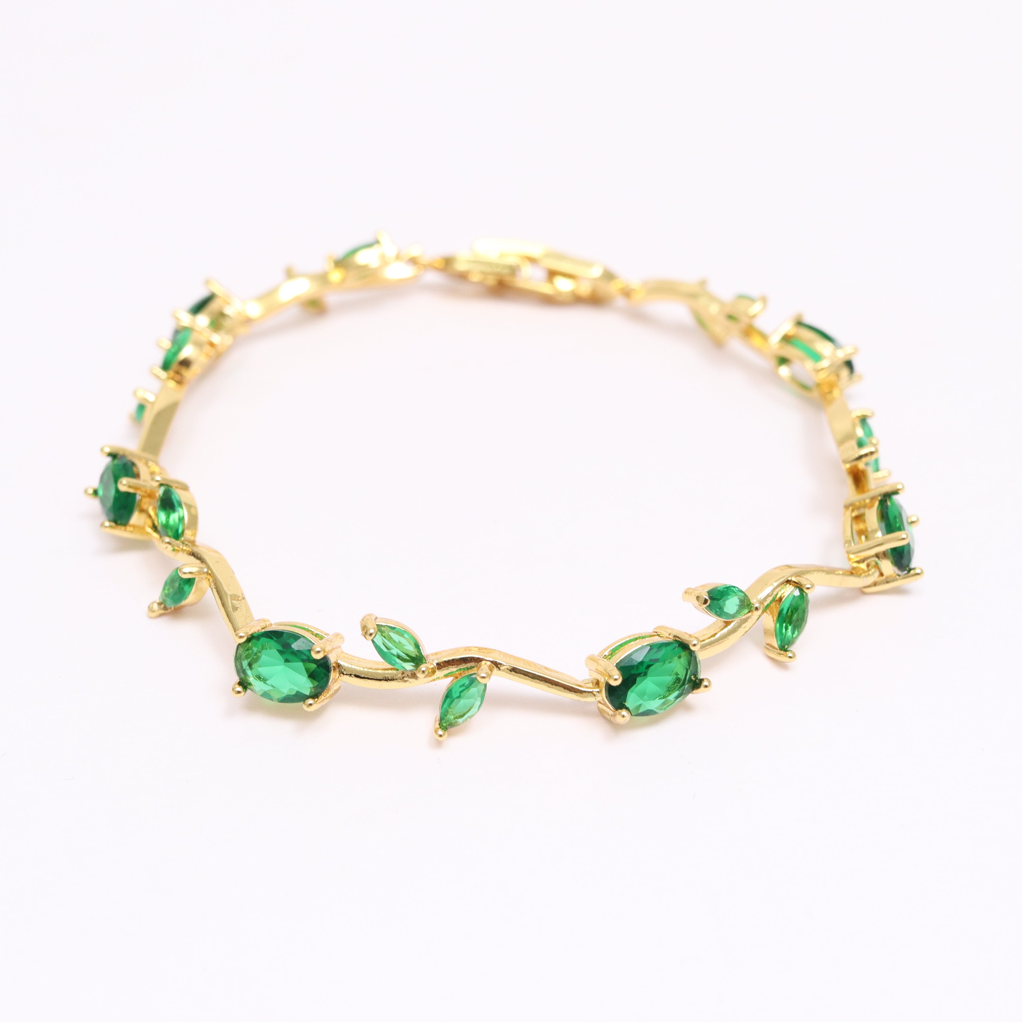 Green Tulip Bracelet