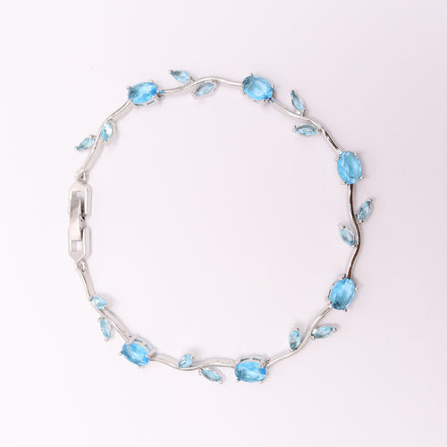 Sky Blue Tulip Bracelet