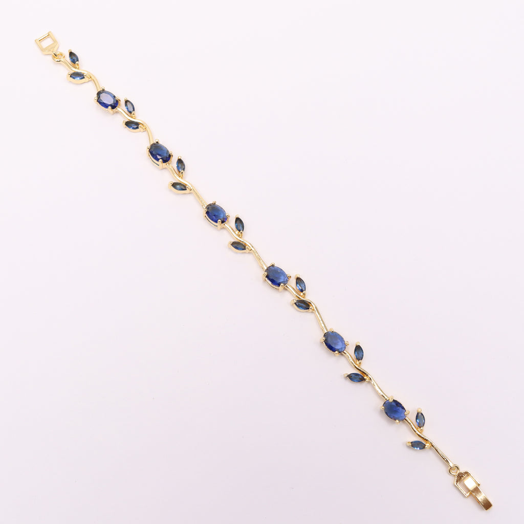 Royal Blue Tulip Bracelet