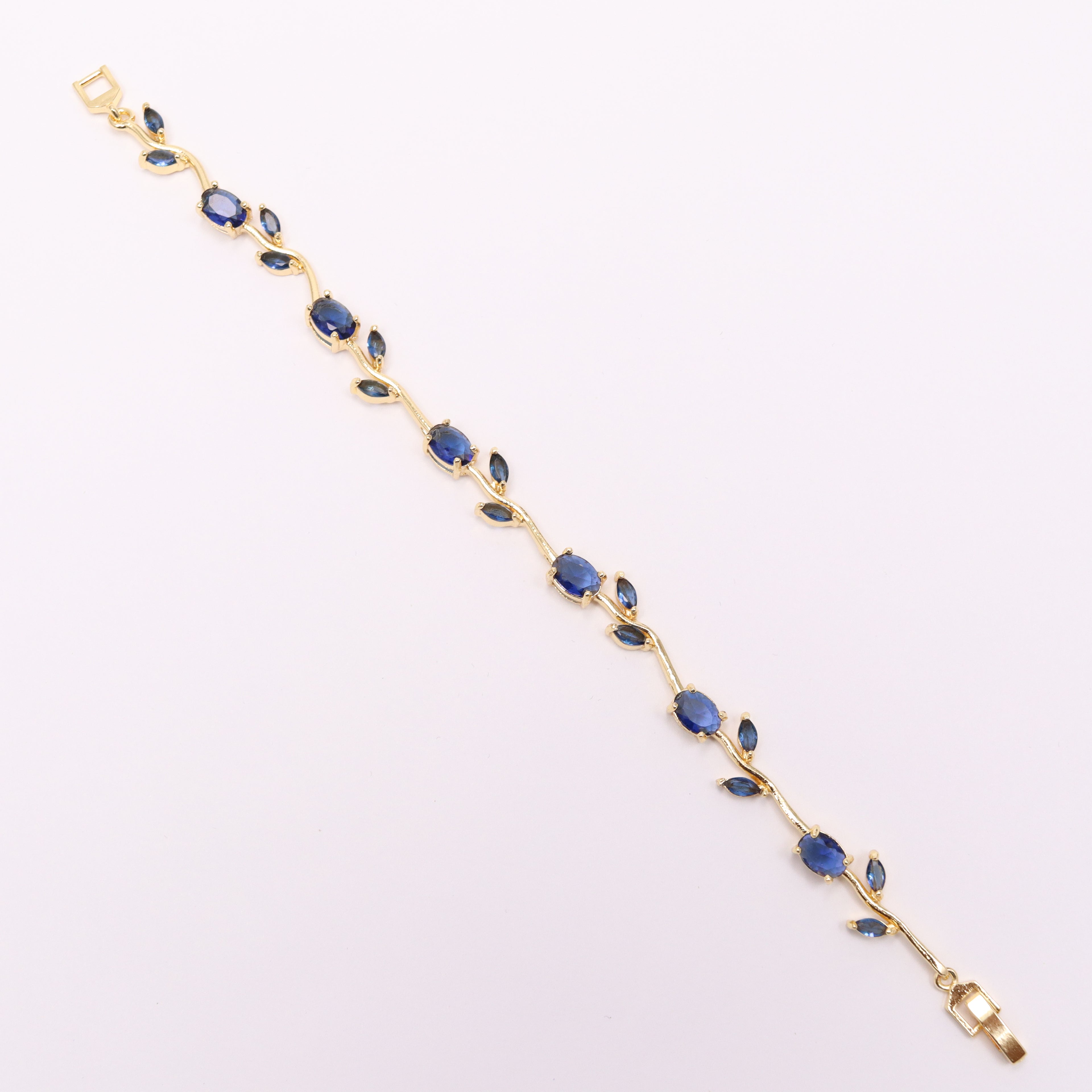Royal Blue Tulip Bracelet