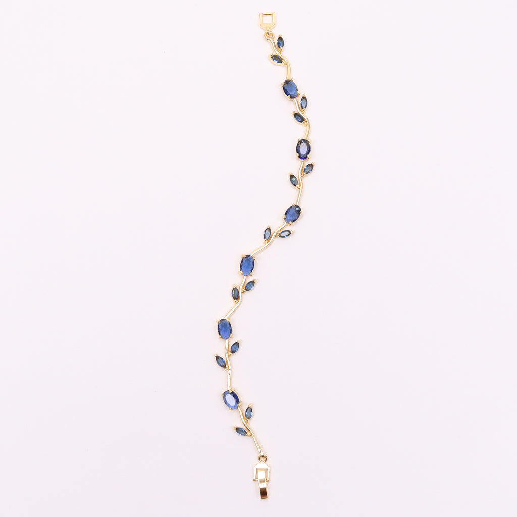 Royal Blue Tulip Bracelet
