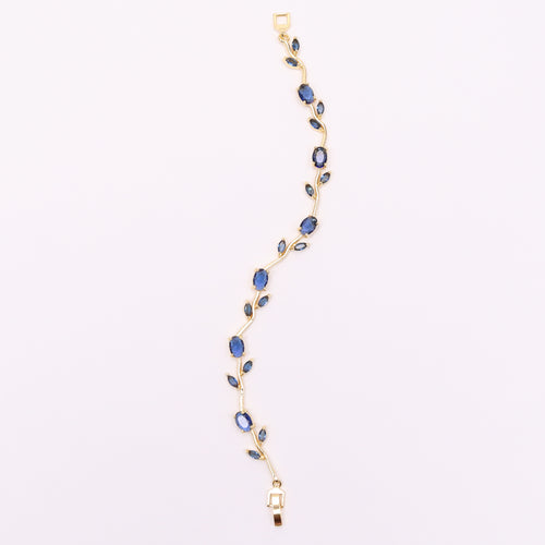 Royal Blue Tulip Bracelet