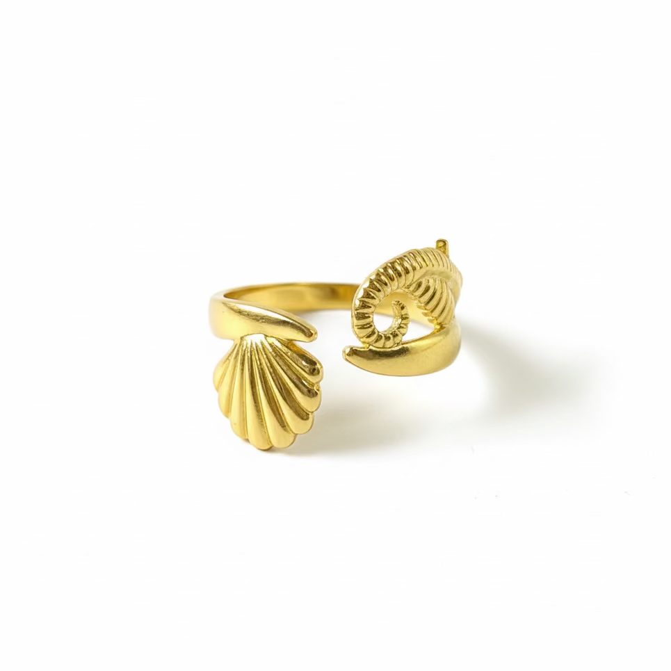 SeaFlare Gold Ring