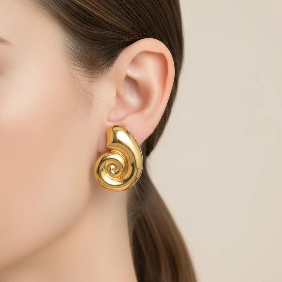 Statement Swirl Earrings