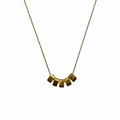 Golden Grid Necklace