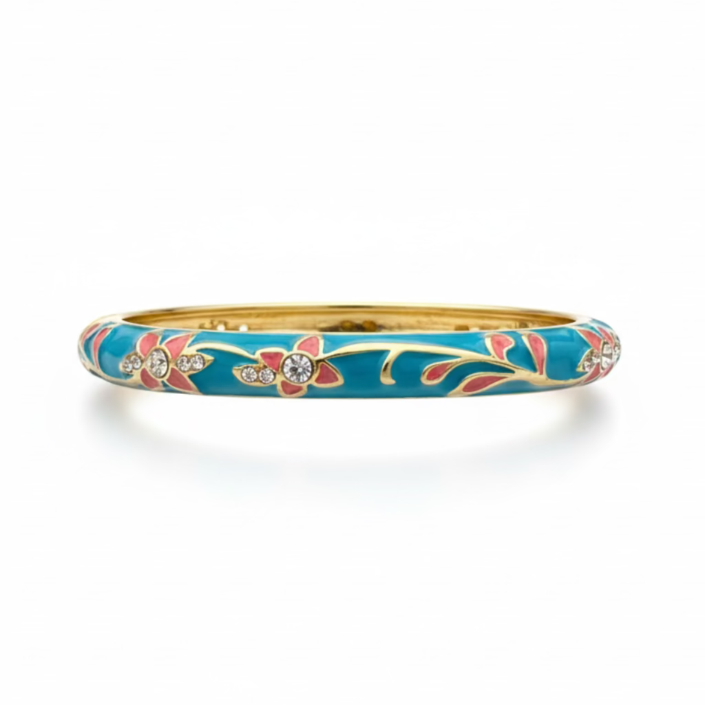 Floral Gem Bangle