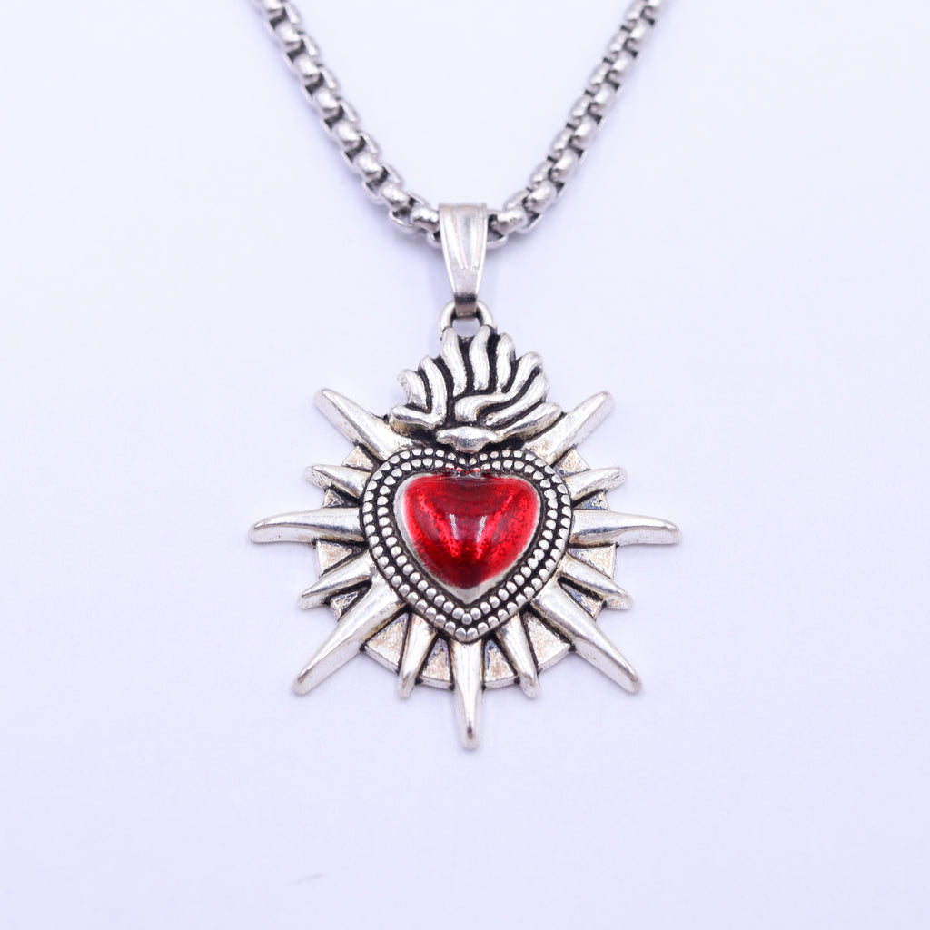 Spiked Heart Chain