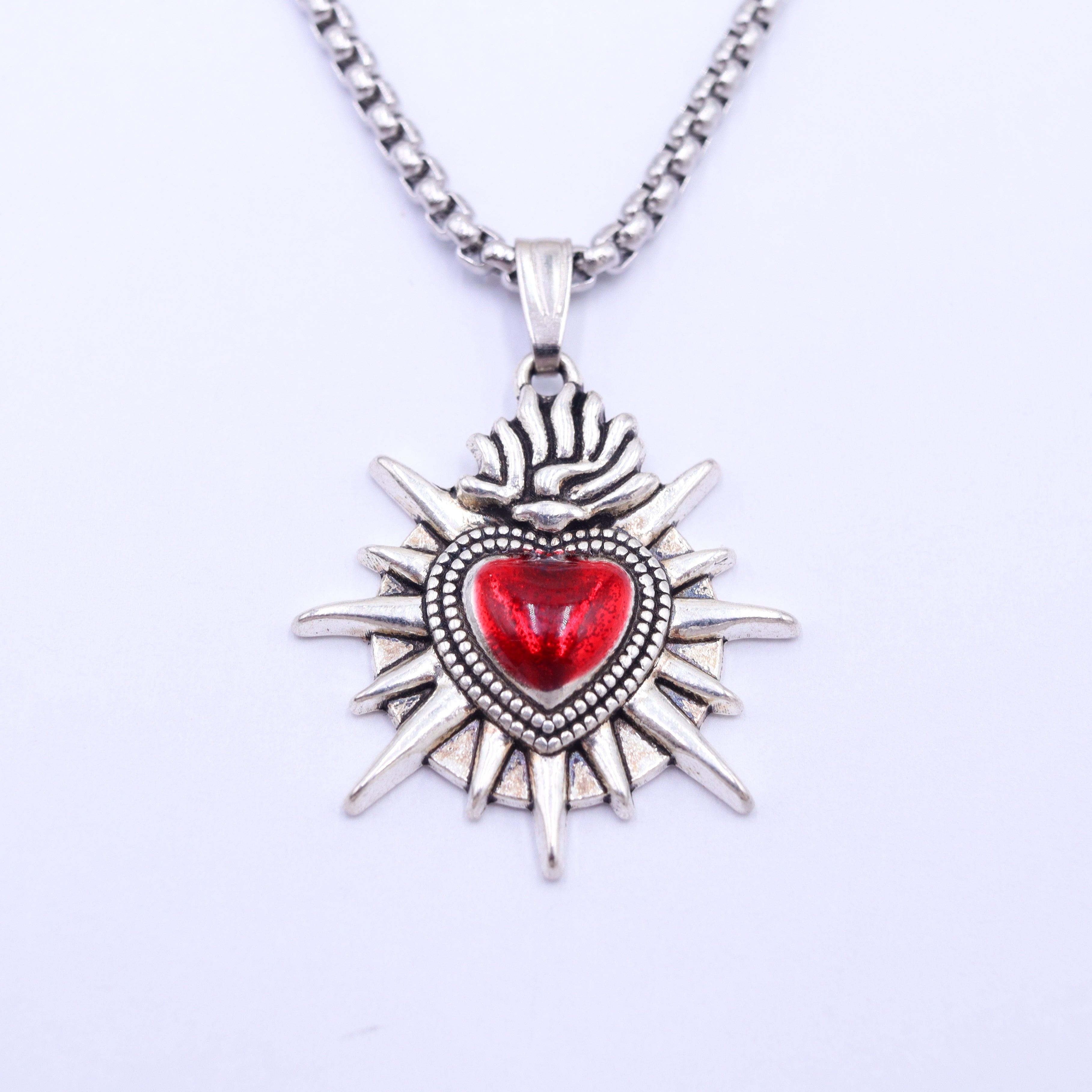 Spiked Heart Chain