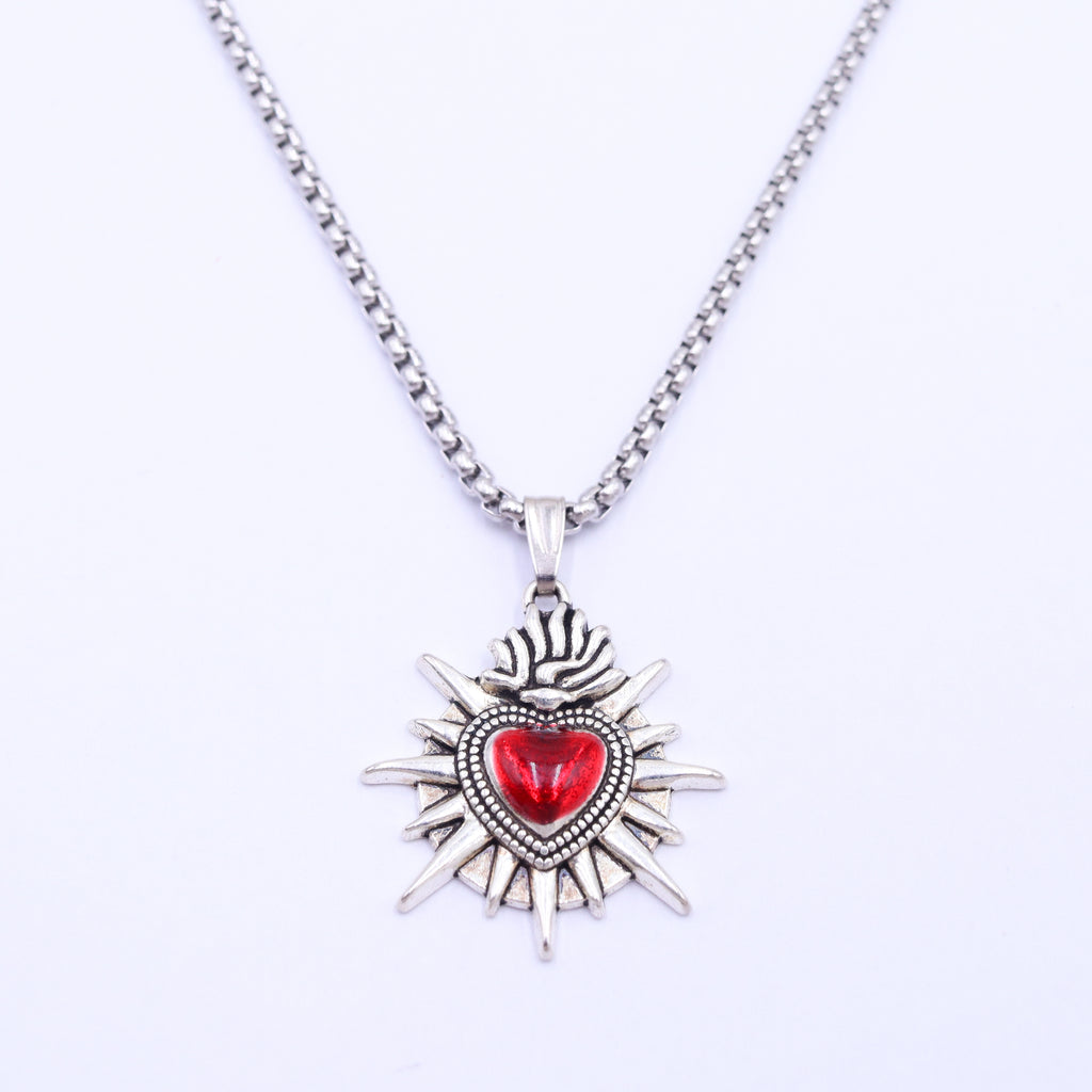 Spiked Heart Chain