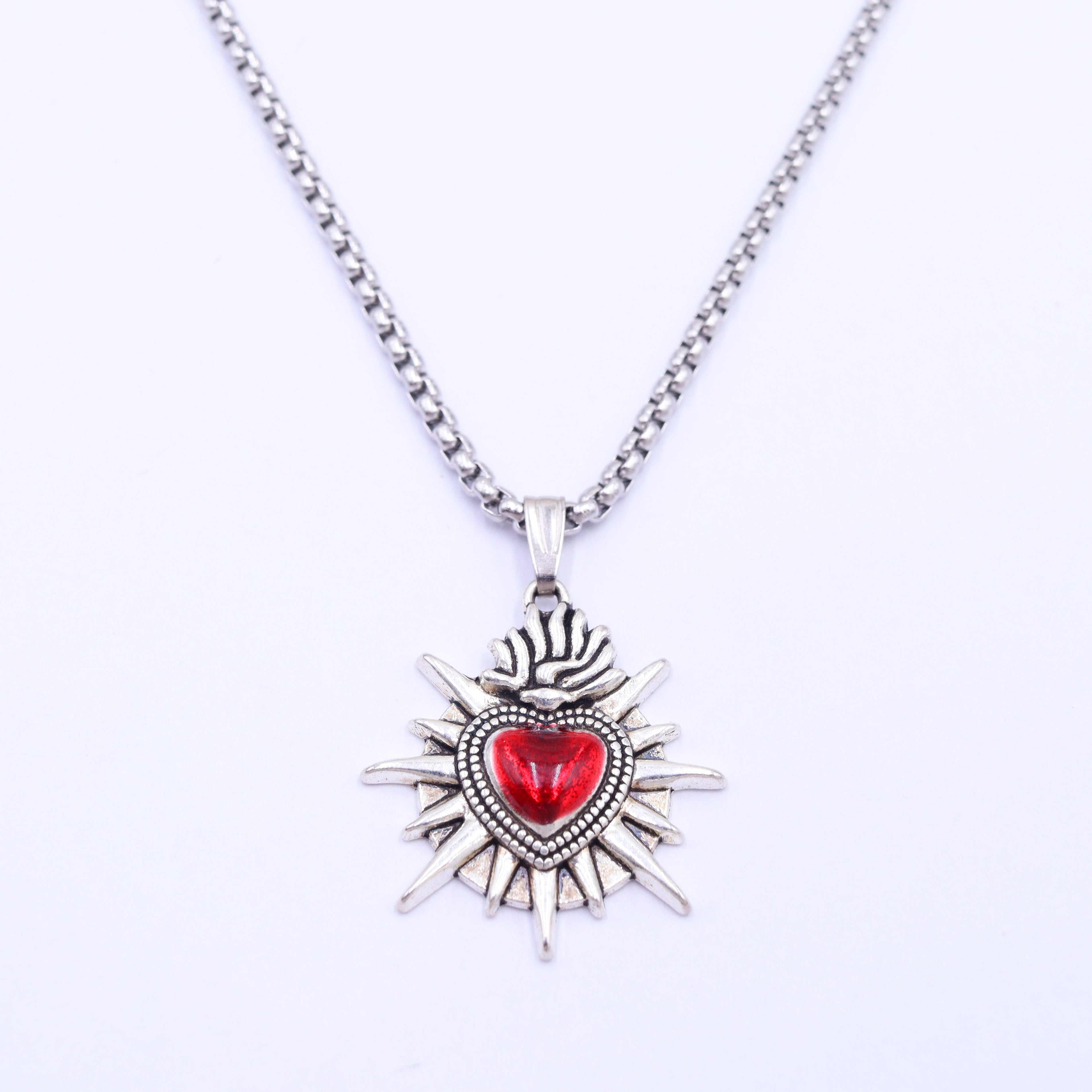 Spiked Heart Chain