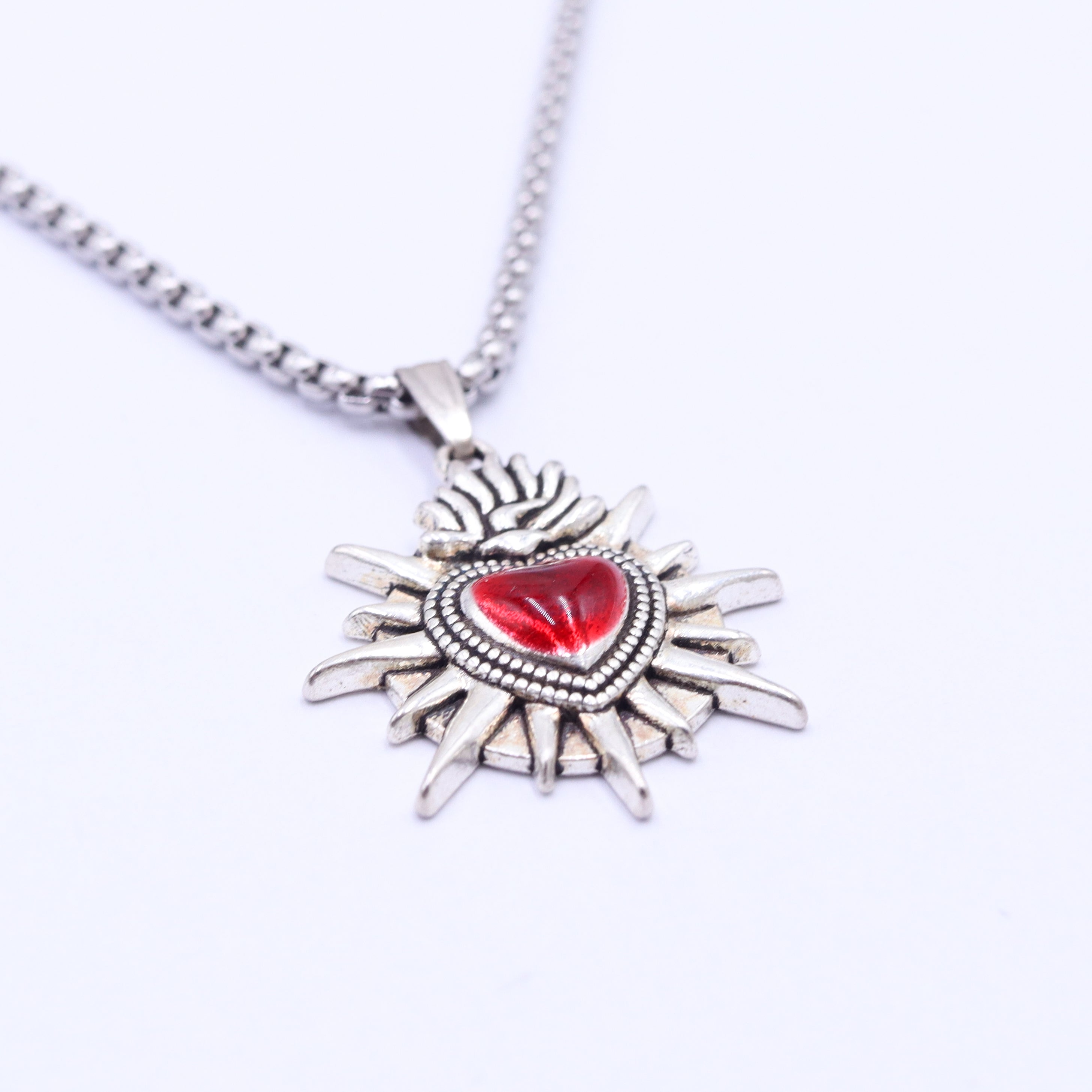 Spiked Heart Chain