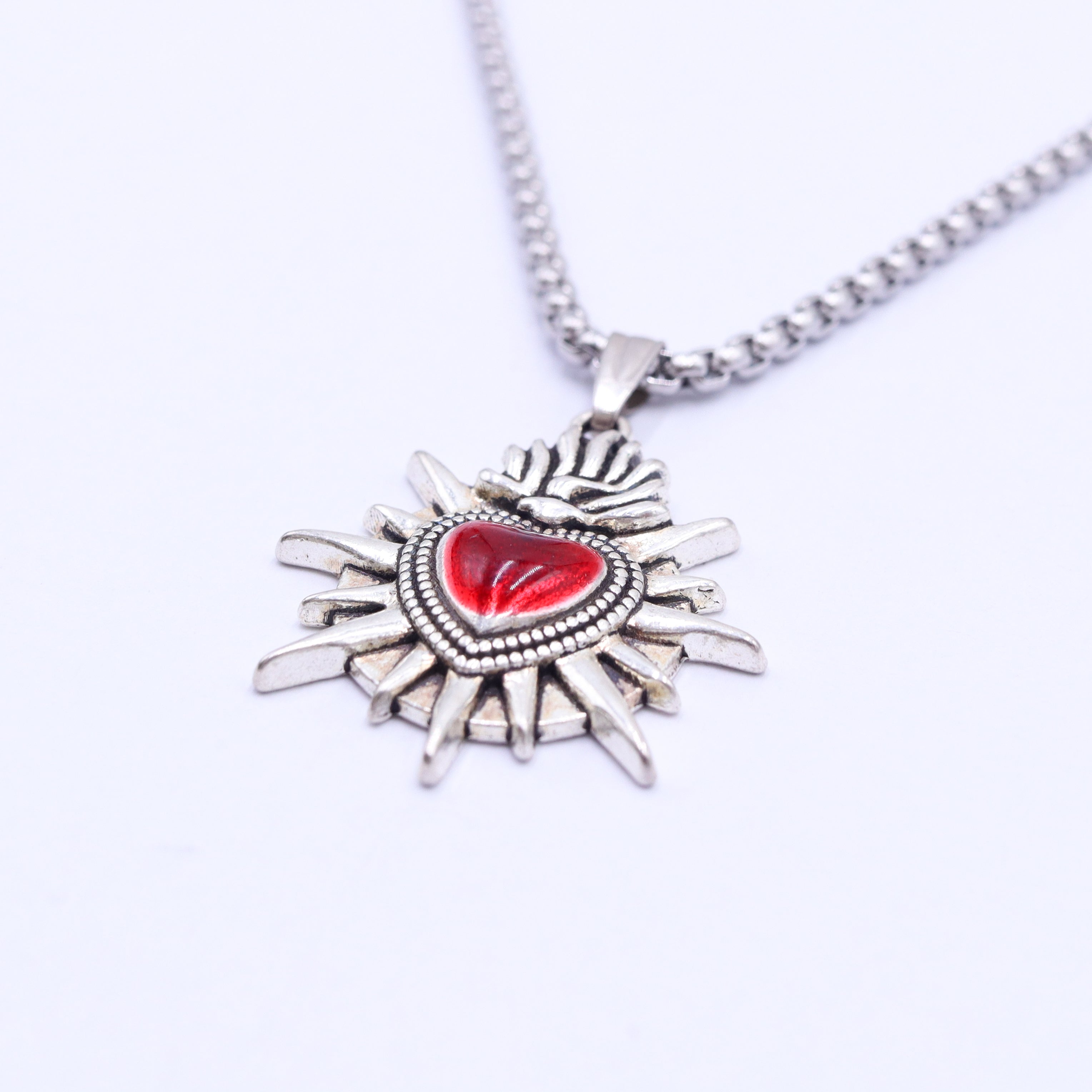 Spiked Heart Chain