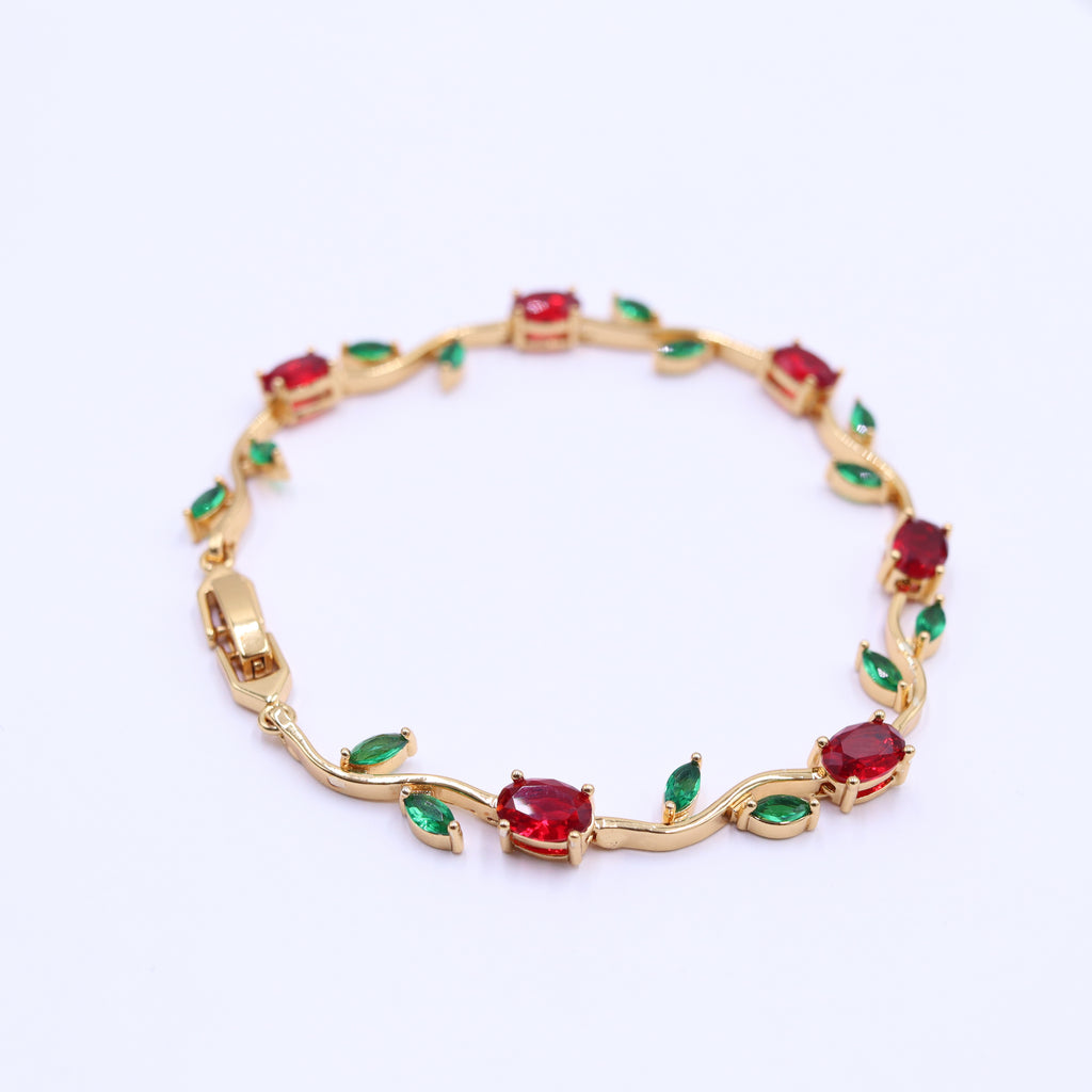 Red Tulip Bracelet