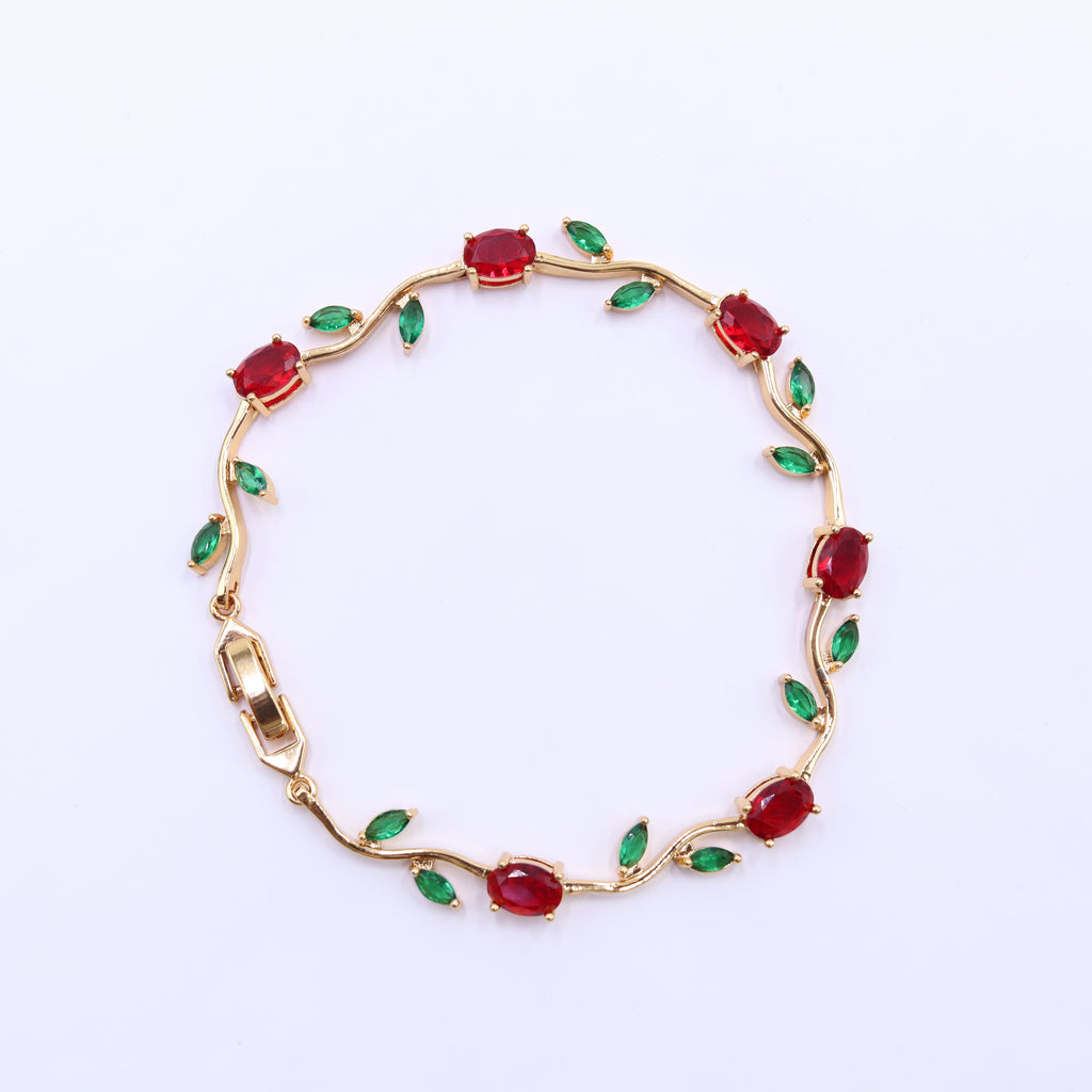 Red Tulip Bracelet
