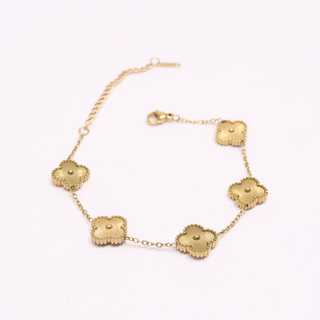 Golden Clover Bracelet