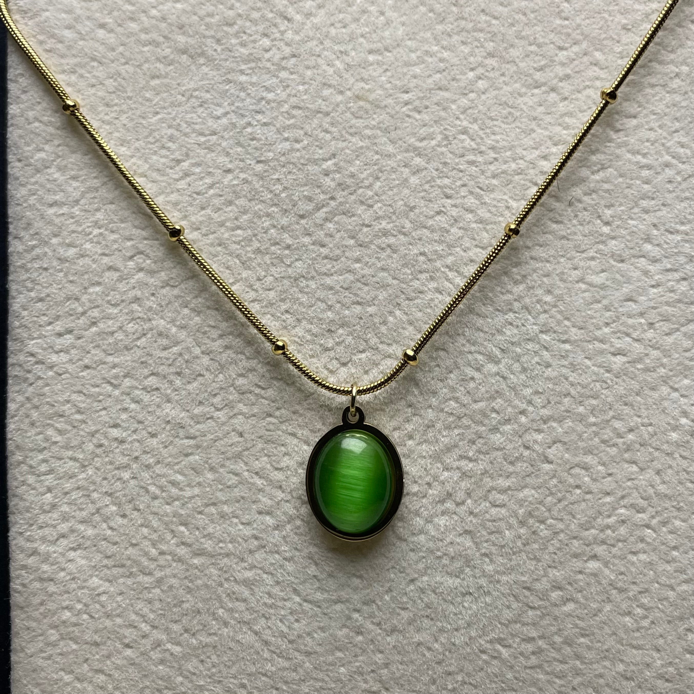Celestial Green Necklace