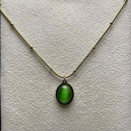 Celestial Green Necklace