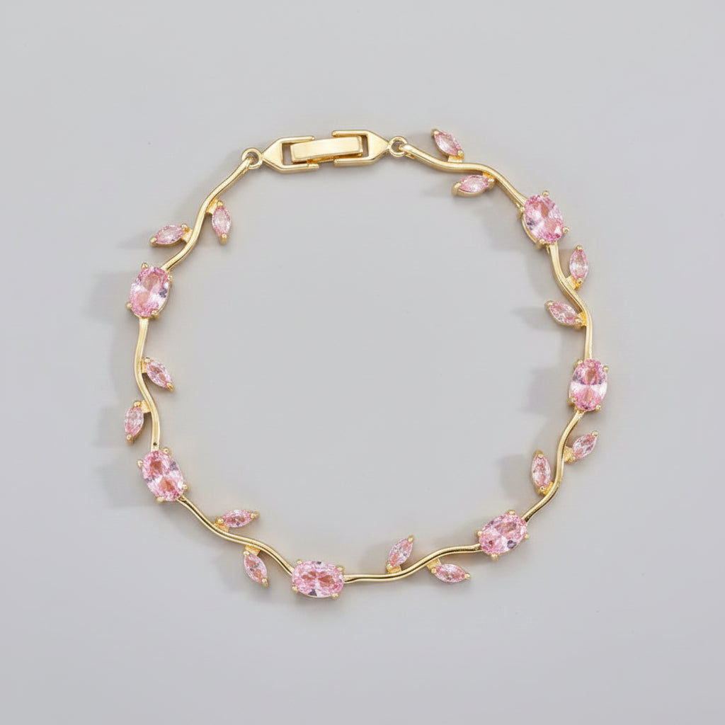 Pink Tulip Bracelet