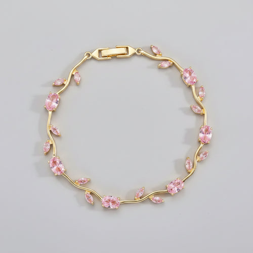 Pink Tulip Bracelet