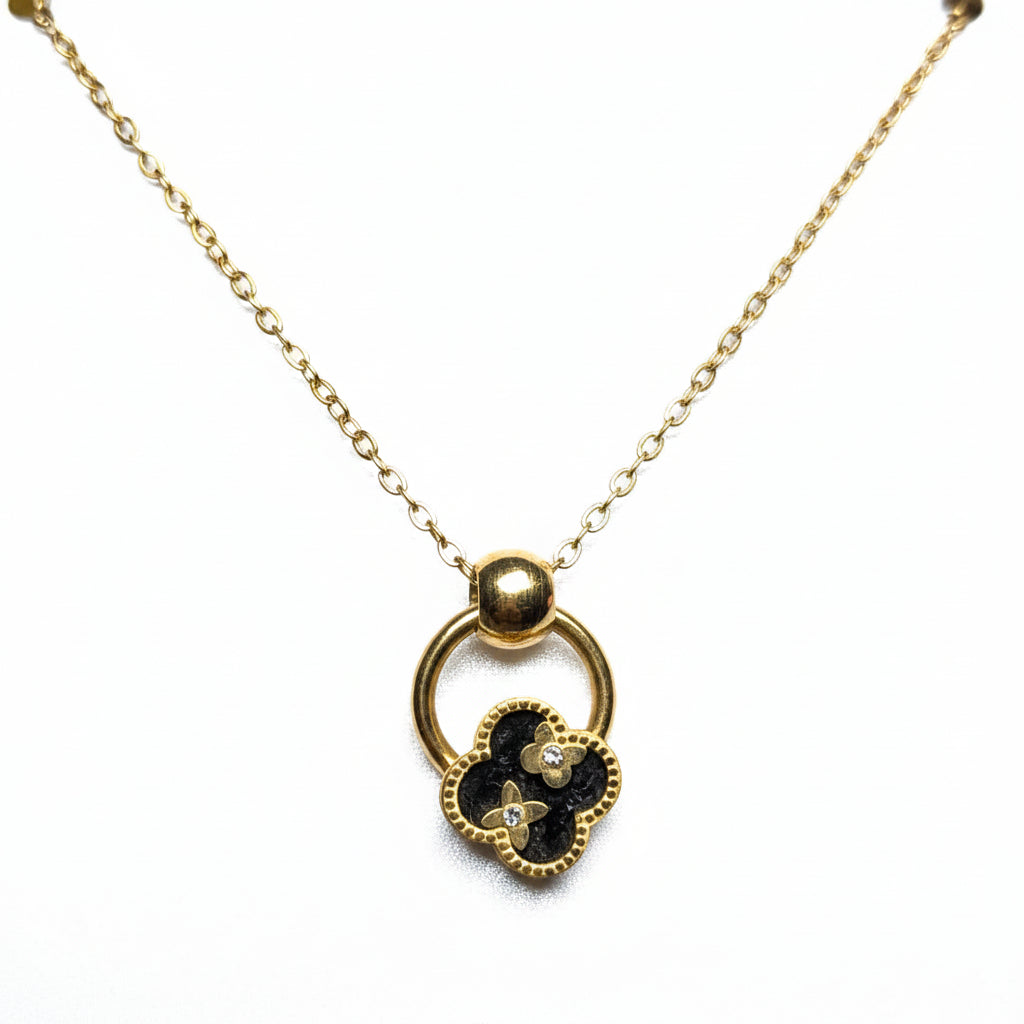 Black Clover Necklace