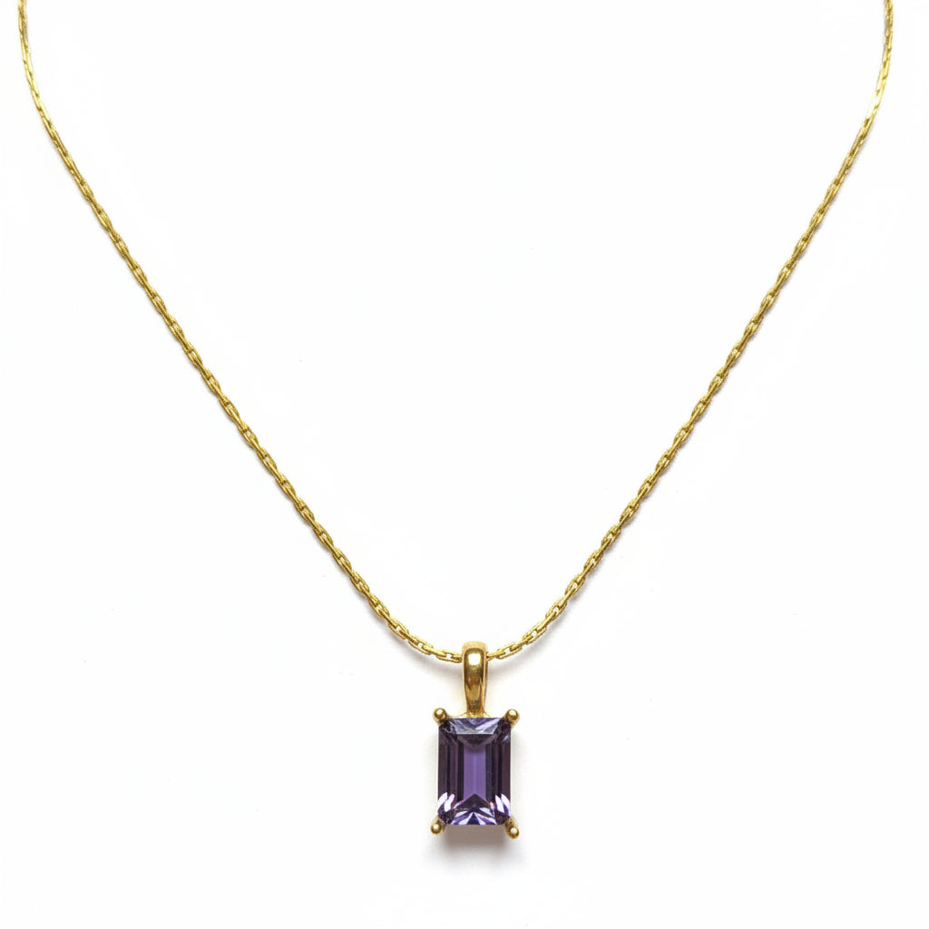 Violet Aura Necklace