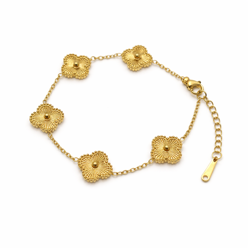 Golden Clover Bracelet